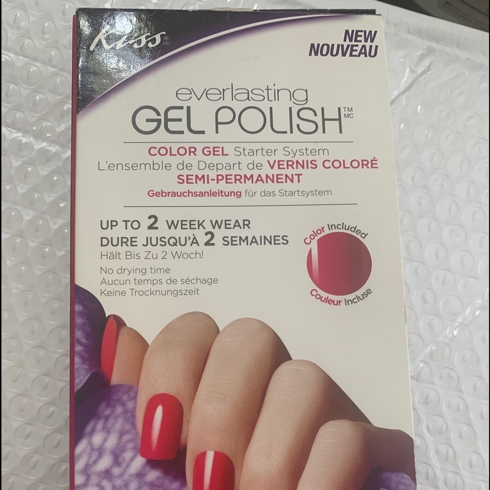 Kiss everlasting gel polish starter kit new